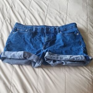 Blue Denim Women's Shorts